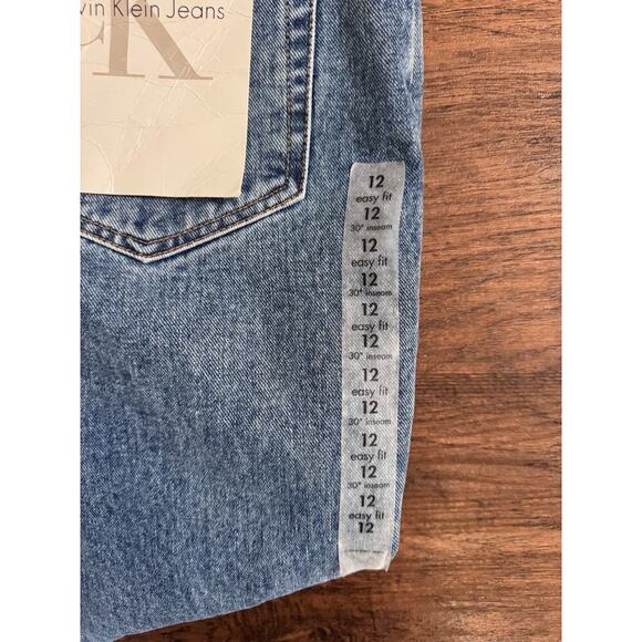 Vintage 90s Calvin Klein Straight Leg Easy Fit Denim Jeans - Picture 2 of 6